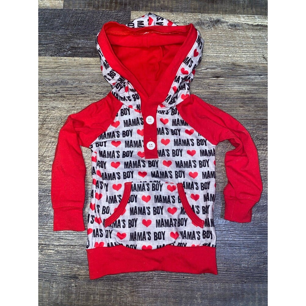 NEW BOUTIQUE BOYS HOODIE 6/12M